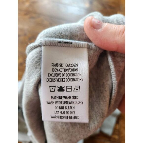 Robert Graham grey full zip cotton sweater sz 2xl - Picture 4 of 4